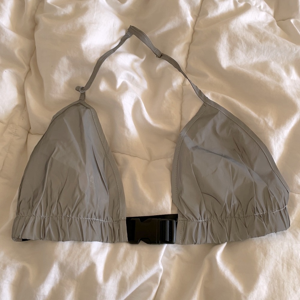 Reflective Crop Top